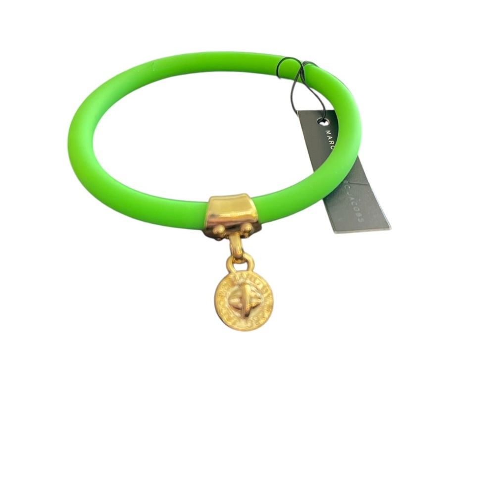 Marc by Marc Jacobs green bracelet w/ Gold Charm
